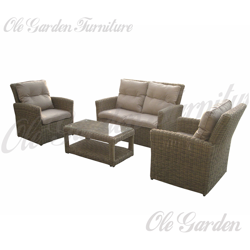 YL-322 4-Piece Patio Outdoor Sectional Sofa Set