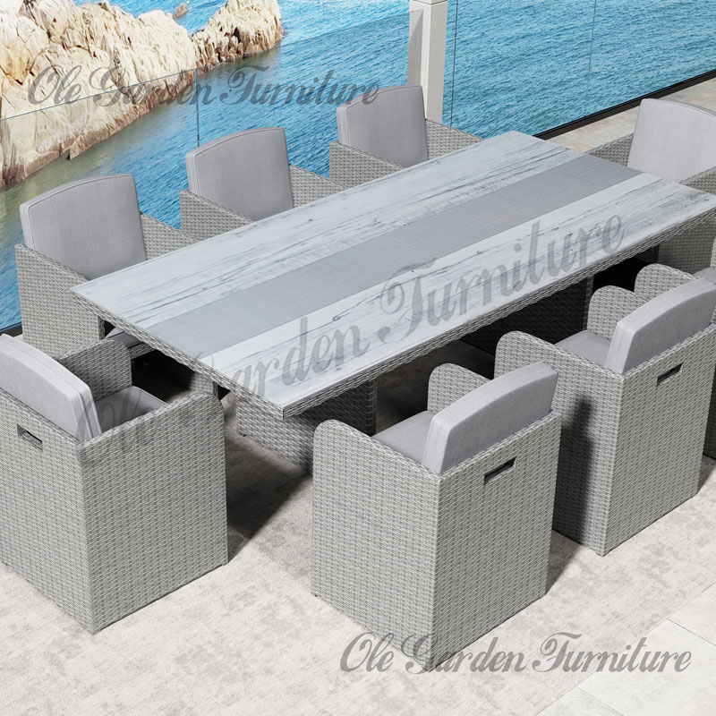 RESET 060 VIVIENNE 9-piece Outdoor Dining Sets